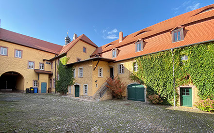 Innenhof des Fuhrmanns Hofs in Querfurt